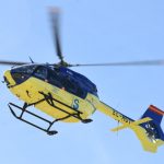 Un choque entre una motocicleta y un turismo en El Recuenco (Guadalajara), deja dos heridos graves: un hombre que fue trasladado en una UVI al hospital de la capital alcarreña y una mujer que fue derivada en helicóptero al hospital de Toledo
