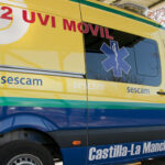 Atropellada una niña de 3 años en la calle Felipe Solano Antelo de Guadalajara: una UVI móvil la trasladó al hospital
