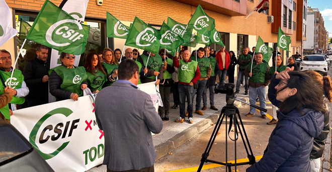 CSIF se concentra en todas las capitales de provincia de Castilla La ...