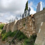 La Diputación de Guadalajara gastará algo más de 600.000 euros en las obras de estabilización de un muro del cementerio de Driebes
