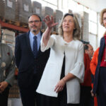 La reina emérita Sofia de Grecia visita las instalaciones del Banco de Alimentos de Guadalajara que promueve la Fundación de la que es presidenta