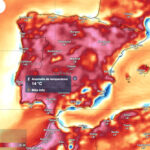 A partir del domingo 25 de mayo la inestabilidad abandona España y el anticiclón de las Azores dejará temperaturas de julio en buena parte de España: en Madrid y Guadalajara se espera llegar a los 35º