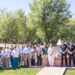 El Ayuntamiento recuerda a los fallecidos de la covid19 en el monumento erigido en su memoria hace 5 años: «Guadalajara nunca olvida a sus víctimas», ha dicho la alcaldesa Ana Guarinos