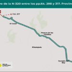 Transportes licita el estudio para acondicionar 19 kilómetros de la N-320 entre Cabanillas del Campo y el Casar: habrá tramos de tres carriles y se construirán variantes para sacar la carretera de algunas poblaciones