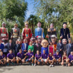 Primer desfile de la comparsa de Gigantes y Cabezudos de las Ferias y Fiestas en honor a la Virgen de la Antigua de Guadalajara