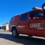 Salen desde Torrejón de Ardoz las primeras unidades de la UME con destino al incendio forestal de Peñalba de la Sierra (Guadalajara), tras haberse elevado a nivel 2 y solicitarse su ayuda
