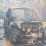 Un incendio forestal iniciado Galápagos (Guadalajara)  obliga al confinamiento por humo de los 3.000 vecinos de Las Castillas, en Torrejón del Rey, donde el fuego ya ha afectado a varias viviendas y vehículos
