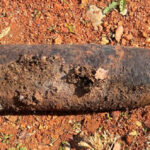Segundo artefacto explosivo de la Guerra Civil hallado en el término municipal de Abanades (Guadalajara) en apenas dos meses: a finales de agosto una granada de mano y ahora un proyectil de artillería